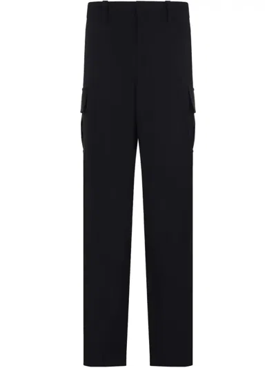 BOTTEGA VENETA WOOL CARGO TROUSERS - WOMEN'S - WOOL