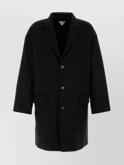 BOTTEGA VENETA WOOL COAT WITH NOTCHED LAPEL AND LONG SLEEVES