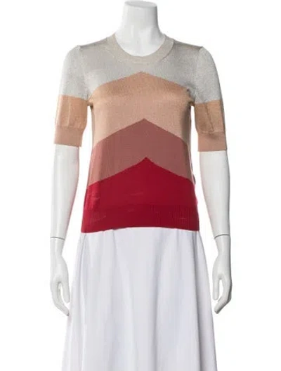Pre-owned Bottega Veneta Wool Colorblock Pattern Sweater