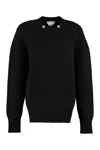 Bottega Veneta Wool Crew-neck Pullover In Black