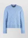Bottega Veneta Wool Crew-neck Sweater With Diamond Quilted Pattern