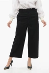 Shop Bottega Veneta Wool Cropped Pants