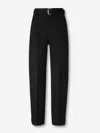 Bottega Veneta Wool Dress Trousers In Black