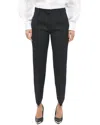 Bottega Veneta Wool Front-pleated Pant In Black