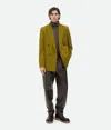 Bottega Veneta Double-breasted Casual Jacket In Limonite