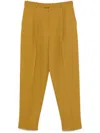 Bottega Veneta Wool Grain-de-poudre Trousers In Neutrals