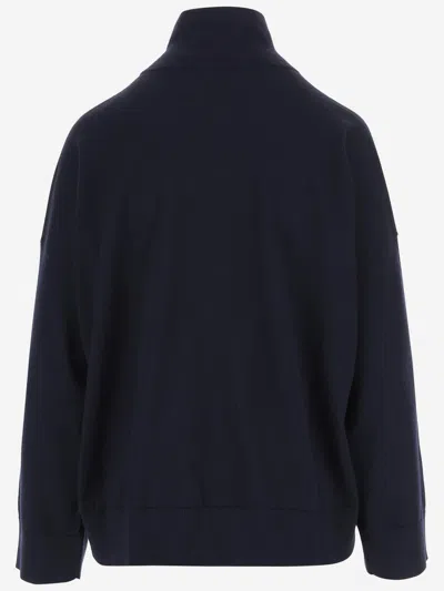 Bottega Veneta Wool High-neck Sweater In Blue