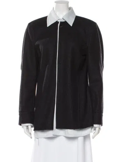 Pre-owned Bottega Veneta Wool Jacket In Black