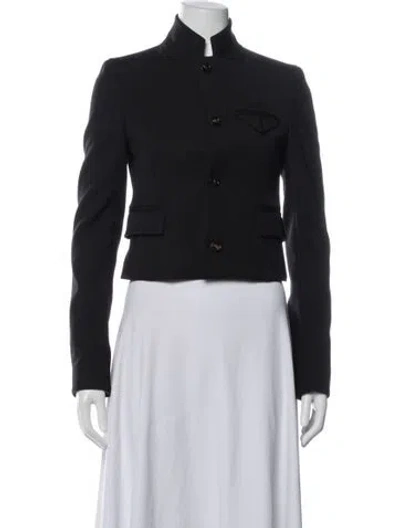 Pre-owned Bottega Veneta Wool Jacket In Black