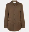 Bottega Veneta Wool Jacket In Brown