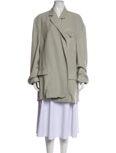 Pre-owned Bottega Veneta Wool Jacket In Gray