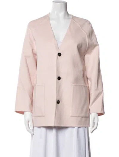 Pre-owned Bottega Veneta Wool Jacket In Pink