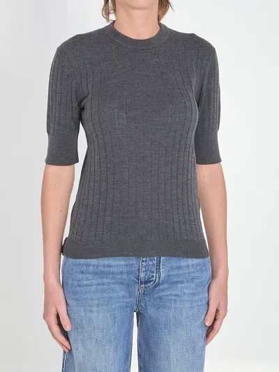 Bottega Veneta Wool Jersey. In Gray