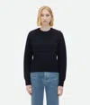 Bottega Veneta Wool Jumper In Blue