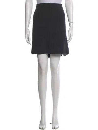 Pre-owned Bottega Veneta Wool Knee-length Skirt In Gray