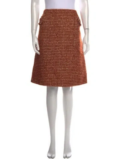 Pre-owned Bottega Veneta Wool Knee-length Skirt In Neutral