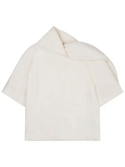 Bottega Veneta Wool Knit Sweater In Ivory