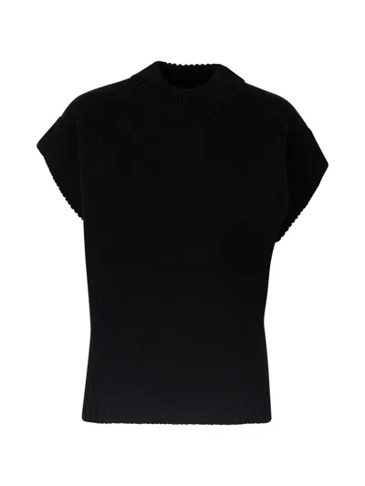 Bottega Veneta Wool Turtleneck Sweater In Black