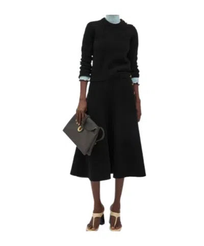 Bottega Veneta Wool Loop Sweater In Black