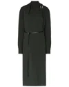 Bottega Veneta Belted Wool Robe Dress
