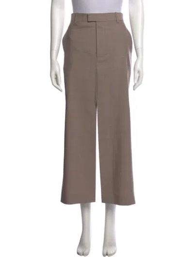 Pre-owned Bottega Veneta Wool Midi Length Skirt In Neutral