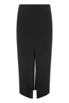 Bottega Veneta Skirt With Slits In Black