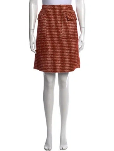Pre-owned Bottega Veneta Wool Mini Skirt In Neutrals