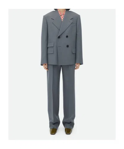 Bottega Veneta Wool Mohair Suit Coat In Gray