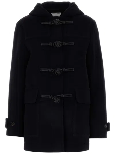 Bottega Veneta Women Wool Montgomery Coat In Black
