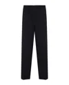 Bottega Veneta Wool And Cotton Trousers In Black