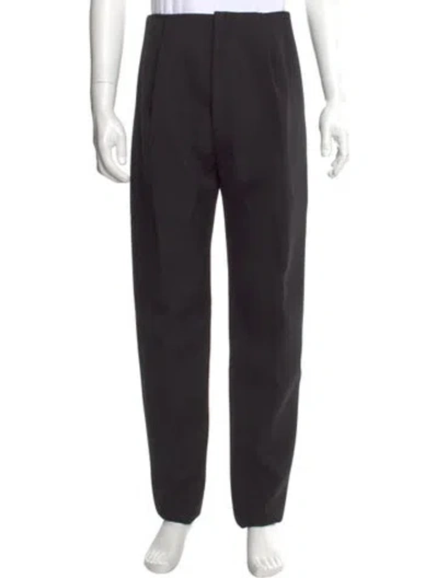 Pre-owned Bottega Veneta Wool Pants In Black