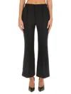 Bottega Veneta Wool Pants In Black