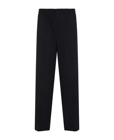 Bottega Veneta Wool Pants In Blue