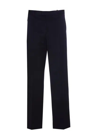 Bottega Veneta Wool Pants In Blue