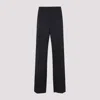 Bottega Veneta Straight Wool Casual Pants In Gray
