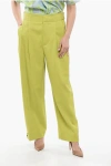 Bottega Veneta Wide-leg Wool Gabardine Trousers