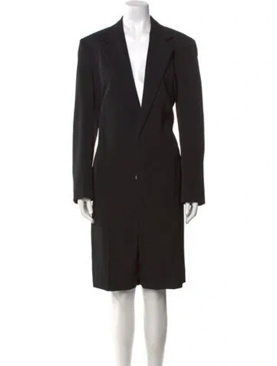 Pre-owned Bottega Veneta Wool Plunge Neckline Romper W/ Tags In Black