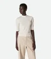Bottega Veneta Wool Rib Top In Neutral