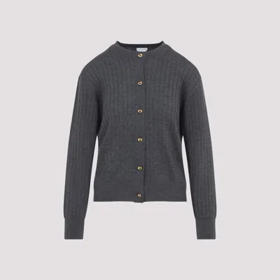 BOTTEGA VENETA WOOL RIBBED CARDIGAN