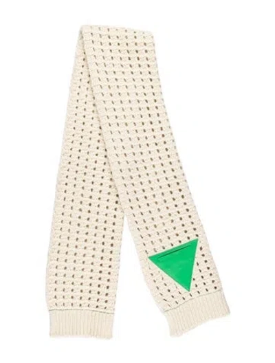 Pre-owned Bottega Veneta Wool Scarf In Neutrals