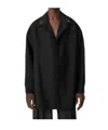 Bottega Veneta Hemd Aus Leichter Wolle In Black