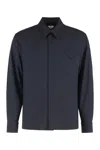 Bottega Veneta Thin Wool Shirt In Black