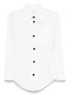 Bottega Veneta Woman Off-white Shirts In Neutrals