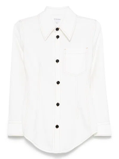 BOTTEGA VENETA WOOL SHIRT - WOMEN'S - COTTON/WOOL