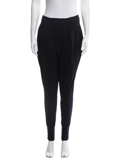 Pre-owned Bottega Veneta Wool Skinny Leg Pants In Black