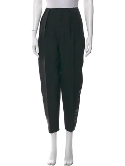 Pre-owned Bottega Veneta Wool Skinny Leg Pants In Brown