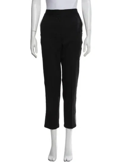 Pre-owned Bottega Veneta Wool Straight Leg Pants In Black