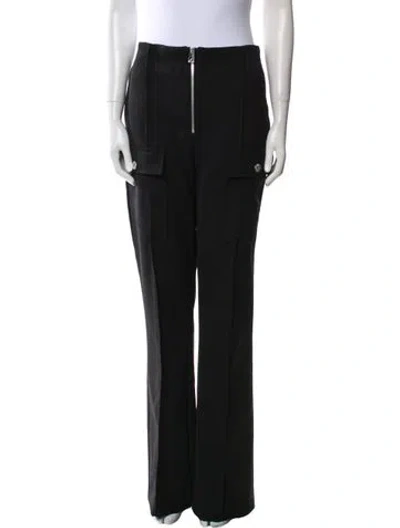 Pre-owned Bottega Veneta Wool Straight Leg Pants In Black