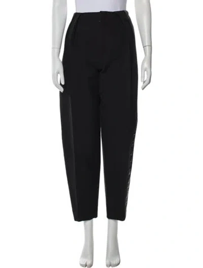 Pre-owned Bottega Veneta Wool Straight Leg Pants In Gray