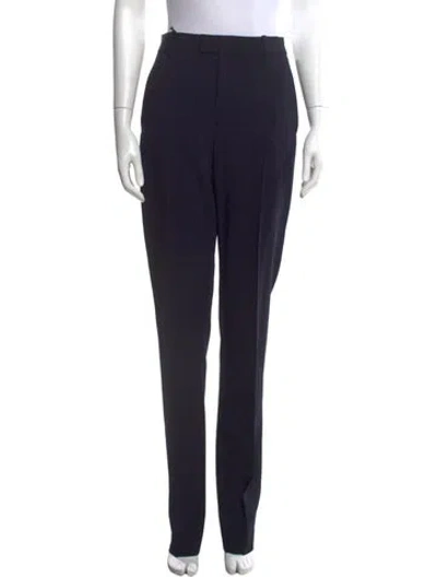 Pre-owned Bottega Veneta Wool Straight Leg Pants W/ Tags In Black